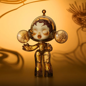 POPMART MEGA SKULLPANDA 400% Wu Jianan Heaven Nine Levels, <span class=keywords><strong>Figuras</strong></span> de Acción de PVC, Muñecos a Escala 1/12, Cajas Misteriosas Coleccionables para el Hogar - Product Image 4
