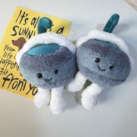 Adorable Peluche Sportive Bouclée, Cache-oreilles Blanc Doux et Cuddly, Mini Jouet de 9CM, Cadeau d'Anniversaire Mignon pour Enfants et Amis