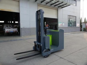 Transpalette électrique DGXP-10A à batterie plomb-acide, utilisation debout, mât à deux sections, pneus pleins, pour usage intérieur - Product Image 6