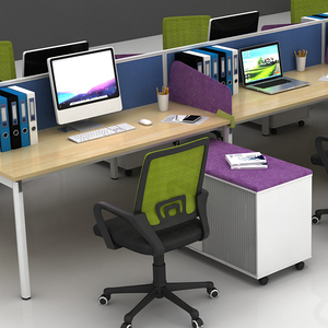 Nội Thất Văn Phòng Chế Biến Gỗ Băng Ghế Dự Bị Loạt Bảng Trắng Khung 8 Người Ghế Văn Phòng Bàn Làm Việc - Product Image 4