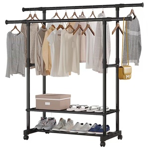 Factory New Design Tragbarer vertikaler Kleider ständer Kids Adult Durable <span class=keywords><strong>Metal</strong></span> Kleider ständer - Product Image 1