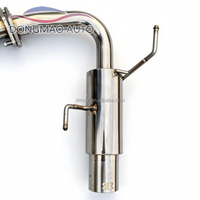 Système d'échappement adapté à la Subaru Leopard WRX 2.5T 2007-2014, silencieux de performance racing, tuyau d'échappement en acier inoxydable
