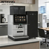 Machine à café commerciale à double chaudière Jetinno JL38B avec système de mousse de lait fraîche chaude et froide pour sirops aromatisés