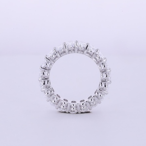 Anillo de Plata de Ley 925 con Diamante de Laboratorio en Forma Ovalada Starsgem, Anillo de Boda con Diamante de Laboratorio DEF VS - Product Image 3