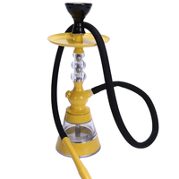 Ensemble Chicha Classique en Plastique Écologique et Durable avec Tête en Silicone, Gestion de la Chaleur, Design Français, Inclut Tuyau et Coffret Cadeau