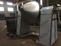 Machine de séchage de déshydratation des aliments Résine chimique Poudre en plastique Four de séchage sous vide Séchoir à tambour sous vide à double cône pour granule