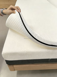 Cubrecolchón <span class=keywords><strong>de</strong></span> Espuma Viscoelástica Premium <span class=keywords><strong>de</strong></span> 2 Pulgadas, Sensación <span class=keywords><strong>de</strong></span> Suavidad y Alivio <span class=keywords><strong>de</strong></span> Presión, con Funda Extraíble y Lavable - Product Image 1