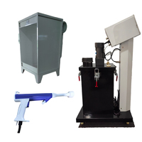 Machine de revêtement en poudre électrostatique efficace avec filtration secondaire et cabine de pulvérisation