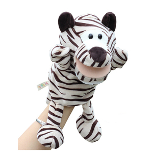 Varios animales de dibujos animados del bosque boca abierta animales de peluche marioneta de mano de felpa para niños - Product Image 2