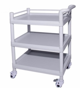 AM-UY016 Clinical Equipment Hospital Furniture Drug <strong>Dressing</strong> Medical Patient Emergency Instrument Cart Utility <strong>Trolley</strong> for Sale - Product Image 2