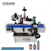 GOSUNM étiqueteuse et Machine de codage de Date, Machine automatique d'étiquetage de bouteilles rondes pour bocaux et bouteilles en PET