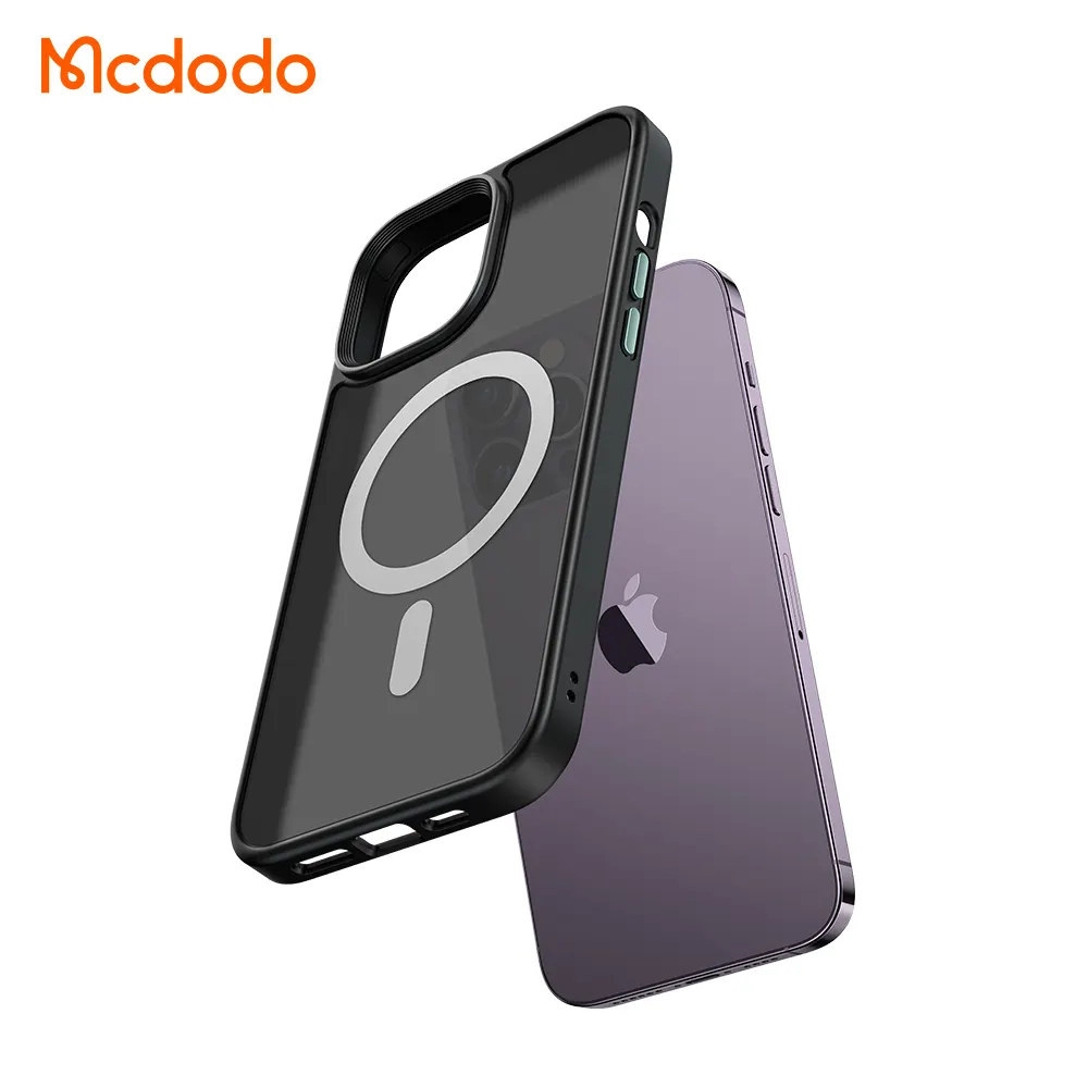 Magnetic Frosted Phone Cases For iPhone 14 Plus Pro Max MagSafe 6.1/6.7inch Semi Transparent Clear Protective Phone Cover