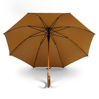 Meilleur fournisseur de parapluies en gros, parapluies en bois à manche droit en bois, parapluies en bois personnalisés avec logo