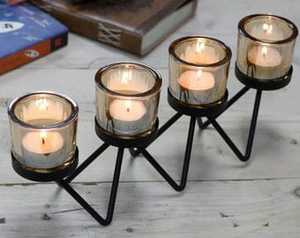 Custom Decorations Small House Tealight Holder Votive Metal Candle Holder <b>Stand</b> <b>Tea</b> Light Candlestick Wedding Parties Christmas - Product Image 3