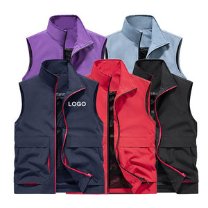 Gilet de pêche multi-poches pour homme, coupe ajustée, pour les activités de plein air, les voyages, le sport, la photographie, le travail, gilet utilitaire respirant - Product Image 3