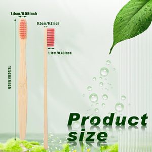 Caja de Cartón Kraft Ecológica y Biodegradable para Kit Dental de Hotel, Cepillo de Dientes y Pasta Dental, para Adultos y Niños, con Cerdas de Nailon Suaves - Product Image 2