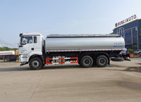 Camion-citerne à carburant diesel QTD Delong 6X2, capacité 18,7 m³, pour rinçage de puits, 25 tonnes de masse totale, conduite à gauche, pour champ pétrolier