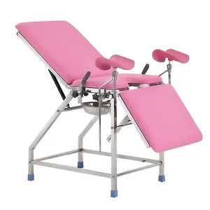 2021 Hot Selling Hospital Furniture Leather Covering Exam Gynecology Examination Bed