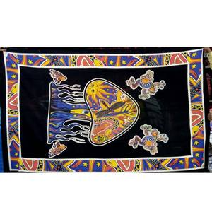 พรมผ้าฝ้ายทำด้วยมือสำหรับตกแต่งแขวนผนังลายพิมพ์พิมพ์จากโรงงานอินเดีย - Product Image 6