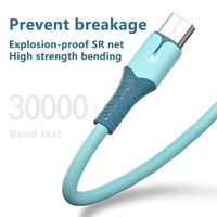 Vente en gros Câble de chargeur Type C Usb C Charge rapide Câble de données de téléphone portable 6a 100w Chargeur super rapide Câble Usb a vers Usb c