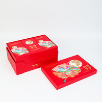 Boîte cadeau en carton de qualité alimentaire, impression personnalisée, anti-rayures, poignée portable, vente en gros pour desserts et confiseries