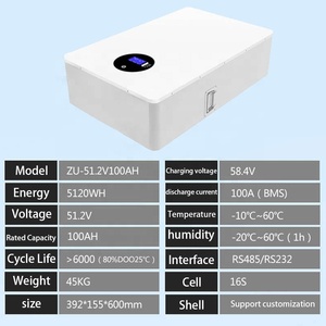 Nueva Batería de Iones de Litio de 100AH 51.2V, Precio Competitivo, Baterías de Iones de Litio de 48v 200ah 15kwh - Product Image 4