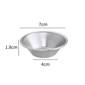 Moldes Redondos Reutilizables <span class=keywords><strong>para</strong></span> Tartas de Huevo, de Aleación de Aluminio, Accesorios <span class=keywords><strong>para</strong></span> Hornear, <span class=keywords><strong>para</strong></span> Pudín, Pastel Lunar, Postres - Product Image 6