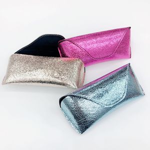 Handmade rắn PU quá khổ kính hộp ban đầu rực rỡ mềm Kính mát Trường hợp với mịn long lanh Kính mắt trường hợp túi - Product Image 2