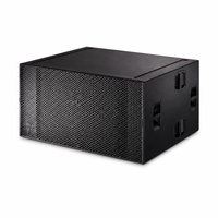 Système de subwoofer professionnel double 18 pouces 1800W, haut-parleur de basses PA pour scène, événements et clubs, subwoofer passif 18 pouces