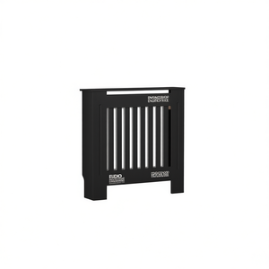 Cache-radiateur en bois d'ingénierie EUDIO, noir, 30,71 x 7,48 x 32,09 po, pour systèmes de chauffage, ventilation et climatisation domestiques - Product Image 1