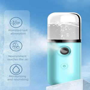 Usb Facial <b>Steamer</b> Ionic USB Cable Charging Mini Portable Nano Mist Sprayer Facial Led 1 Year / 12 Months,1 Year Nano Gold Water - Product Image 2