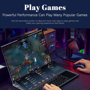 デュアル画面ラップトップ16インチ14インチタッチ画面Intel Core I7 10750H Win11ポータブルPCビジネスゲームノートパソコン - Product Image 6