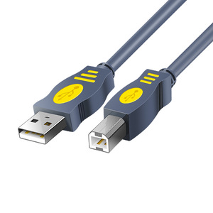 Cable de impresora USB 2.0 tipo A a B, conector cuadrado macho, cable de alta velocidad para impresora de inyección de tinta, láser, escáner, fax, calidad profesional, el más vendido - Product Image 2