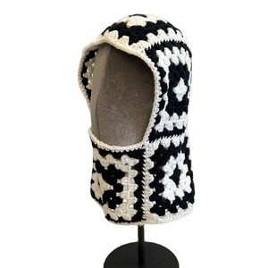 Nouveau ski crochet floral jacquard bonnet femmes hiver chapeaux crâne casquette hiver chapeau écharpe pour une <span class=keywords><strong>cagoule</strong></span> chaud câble tricoté casquette - Product Image 1