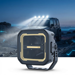 Fari LED da 3 Pollici IP67 Impermeabili per Fuoristrada, Compatibili con Isuzu D Max, Pickup, <span class=keywords><strong>BMW</strong></span> X1, X3 F25, E83, Audi A4 Allroad, Q5, Volkswagen Amarok - Product Image 1