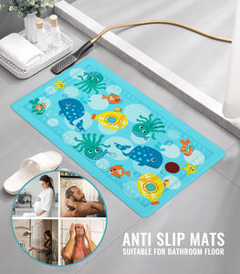 Alfombrilla de Baño Antideslizante con Diseño de Puntos y Ventosas para Bebés, con Advertencia de Temperatura, para Baños de Casa u Hotel - Product Image 4