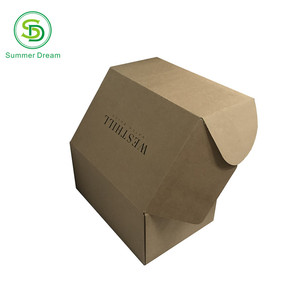 Eco-Vriendelijke Verpakking Met Custom Logo Gegolfd Mailer Postverzending Elektronica Verpakking Papier Bruine Geschenkdoos - Product Image 5