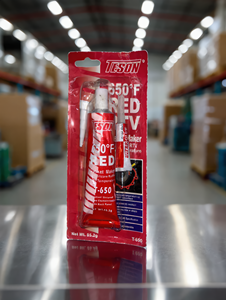 Meistverkaufter <span class=keywords><strong>TESON</strong></span> T-650 Roter RTV Silikon-Dichtungsmacher Premium Hitzebeständiger Klebstoff-Dichtungsmittel für Automobil & Bau - Product Image 3
