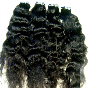 Cheveux indiens Remy 12A sans perte, 100% non traités, en vrac, 100g, du Tamil Nadu, double trame machine, prix de gros - Product Image 1