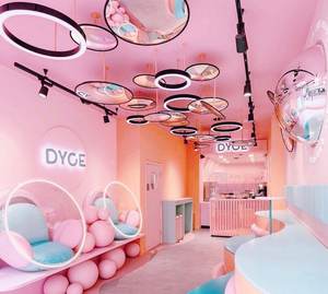 Style charmant pour les glaciers |   Décoration intérieure de <span class=keywords><strong>magasin</strong></span> de gelato |   Meubles colorés à vendre - Product Image 5