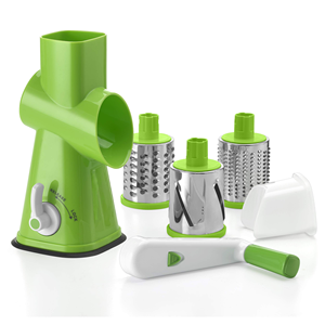 Household Kitchen Shredder Grater Vegetable Cutter Hand-cranked Vegetable Cutter Multi-functional Hand-cranked <b>Drum</b> Potato Maker - Product Image 2
