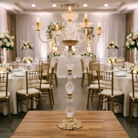 Support de bougie en acrylique personnalisé, centre de table pour mariage, fête, événement, Noël, restaurants, hôtel, salle, bar, décoration