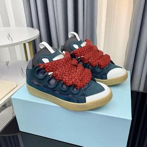 <span class=keywords><strong>Zapatillas</strong></span> Deportivas de Diseñador con Cordones Lanvin para <span class=keywords><strong>Hombre</strong></span> y Mujer, Estilos Casuales de Moda, Forro de Malla, Cómodas para Caminar y Aumentar la Estatura - Product Image 6