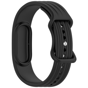 Bracelet de montre en silicone imperméable de style sportif officiel Upro pour Google Fitbit Air, bracelet de remplacement de couleur unie - Product Image 5