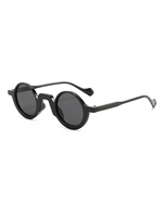 Twooo T1542 2025 nouvelles lunettes de soleil rétro rondes à petit cadre personnalité haut de gamme à la mode