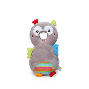 Almohada de dibujos animados de pájaro marrón contra caídas, casco infantil grueso - Product Image 3