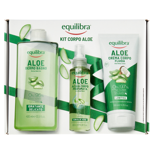 Equilibra Body, Kit Corporal de Aloe, Dermo-Baño Hidratante de Aloe, Agua Corporal con Aroma a Aloe, Crema Corporal Fluida Calmante de Aloe - Product Image 5