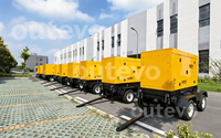 Groupe électrogène diesel monté sur remorque de 350 kW à 600 kW pour l'exploitation minière, les plateformes de forage, les grandes infrastructures et l'utilisation en cas de panne de réseau