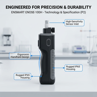 ENOSE-100H Mètre de concentration d'odeurs électronique portable à détection semi-conductrice haute précision avec écran LCD rétroéclairé – Garantie 1 an