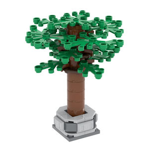 MOC3027 City-Serie Straßenansicht Baum Steinpflaster Modell Plastik DIY Baustein-Sets Puzzle-Spielzeug für Kinder 67 Teile - Product Image 4